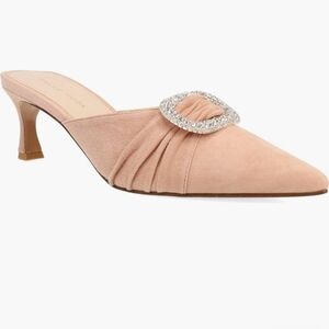 Pelle Moda Cheri Pointed Toe Mule (Women), 6, BLUSH